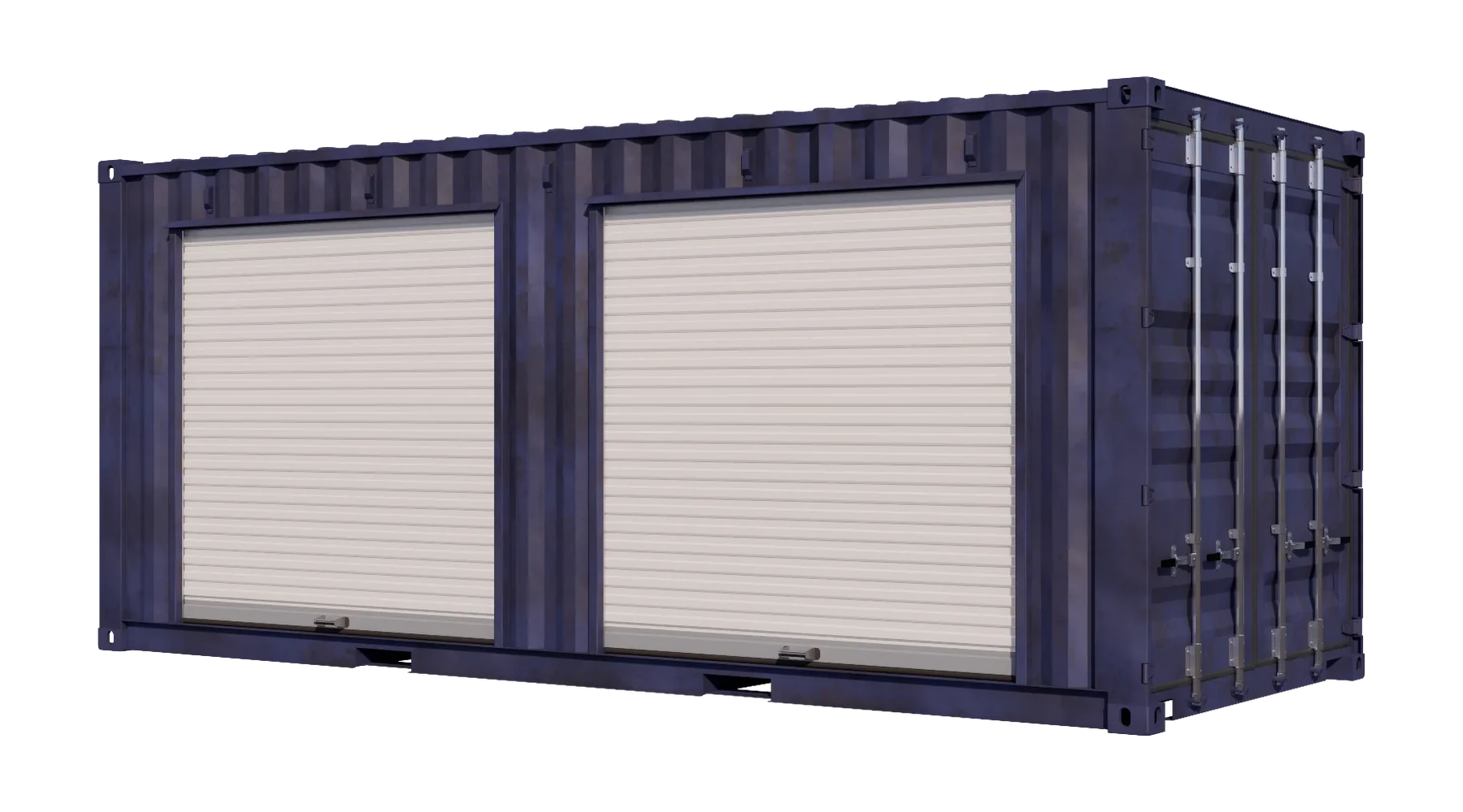 20ft Used Storage Contain w/ One 8ft Roll-up Doors on Left Side – product view 5