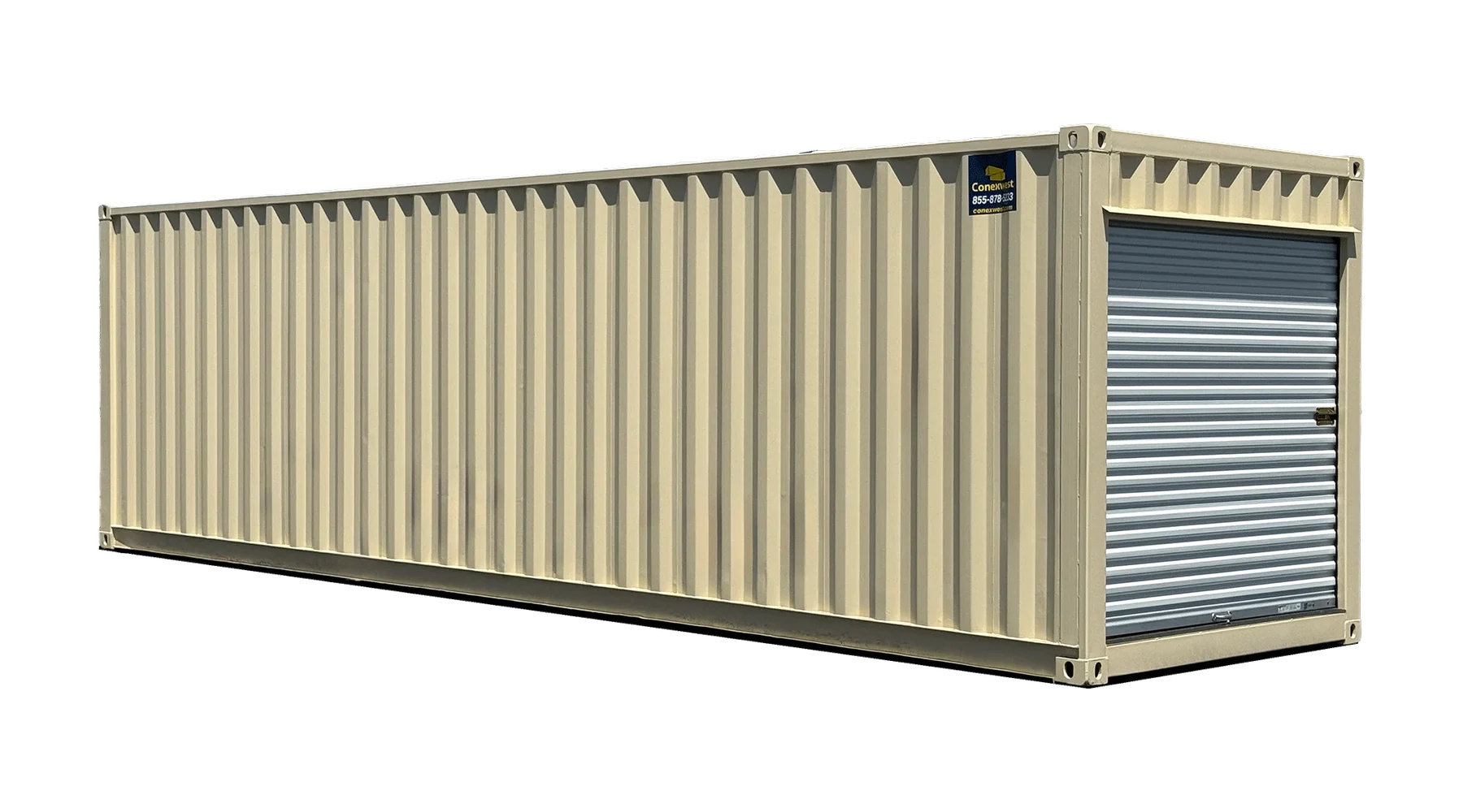 24ft Refurbished High Cube Contain w/ Roll-Up Door – product view 1