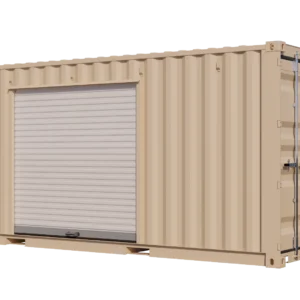 20ft New Storage Contain w/ One 7ft Roll-up Door on Left Side – product view 1